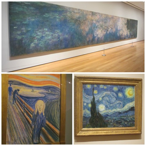 Monet, Munch, and Van Gogh - this is art.
