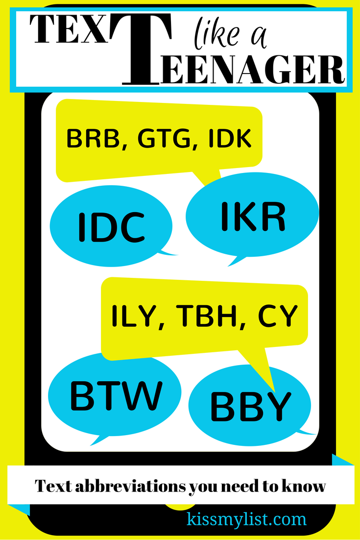 abbreviations for words on facebook
