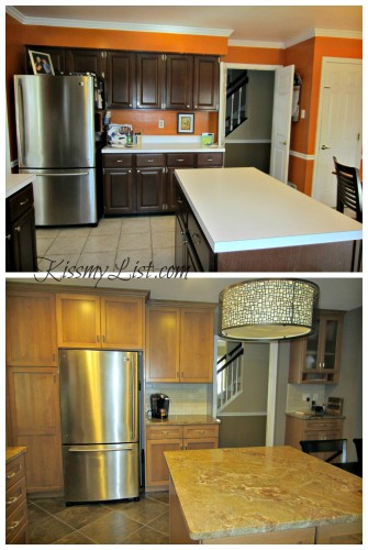 kitchen remodel before and after