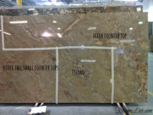 Dividing granite counter tops