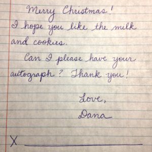 note to santa