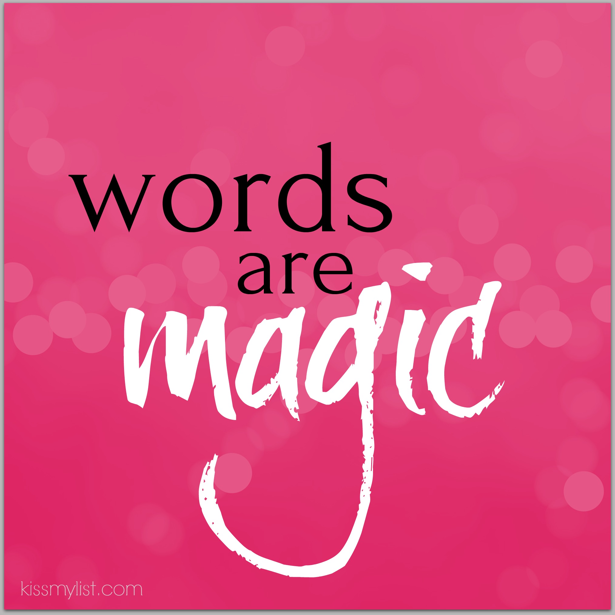 study of magical words