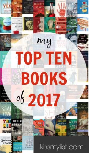 My top ten books of 2017 - Kiss my List