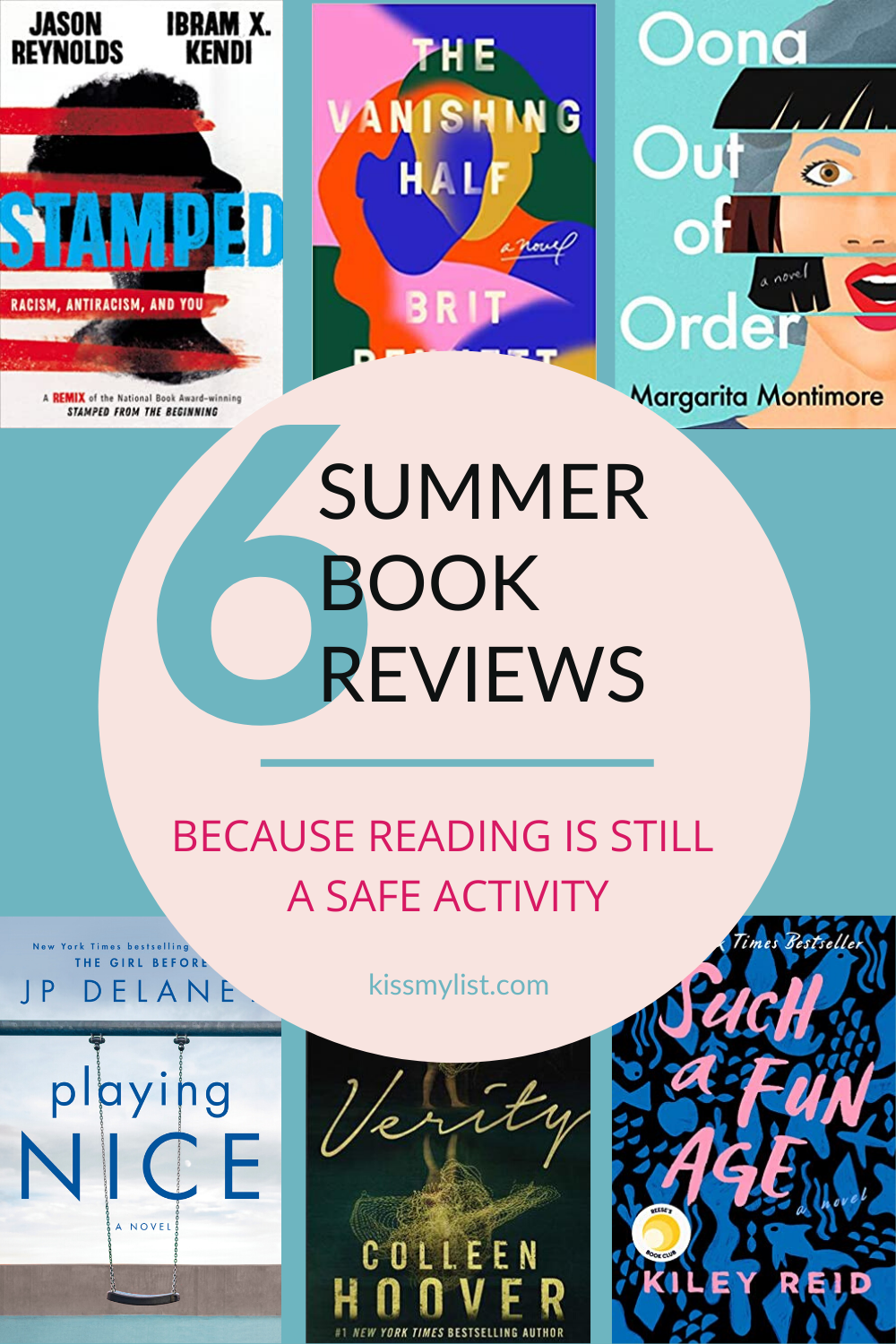 It's still safe to read {Summer book reviews} - Kiss my List